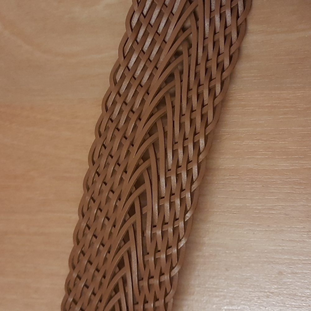 Universal Thread Wide Braided Tan Belt - Picture 5 of 9